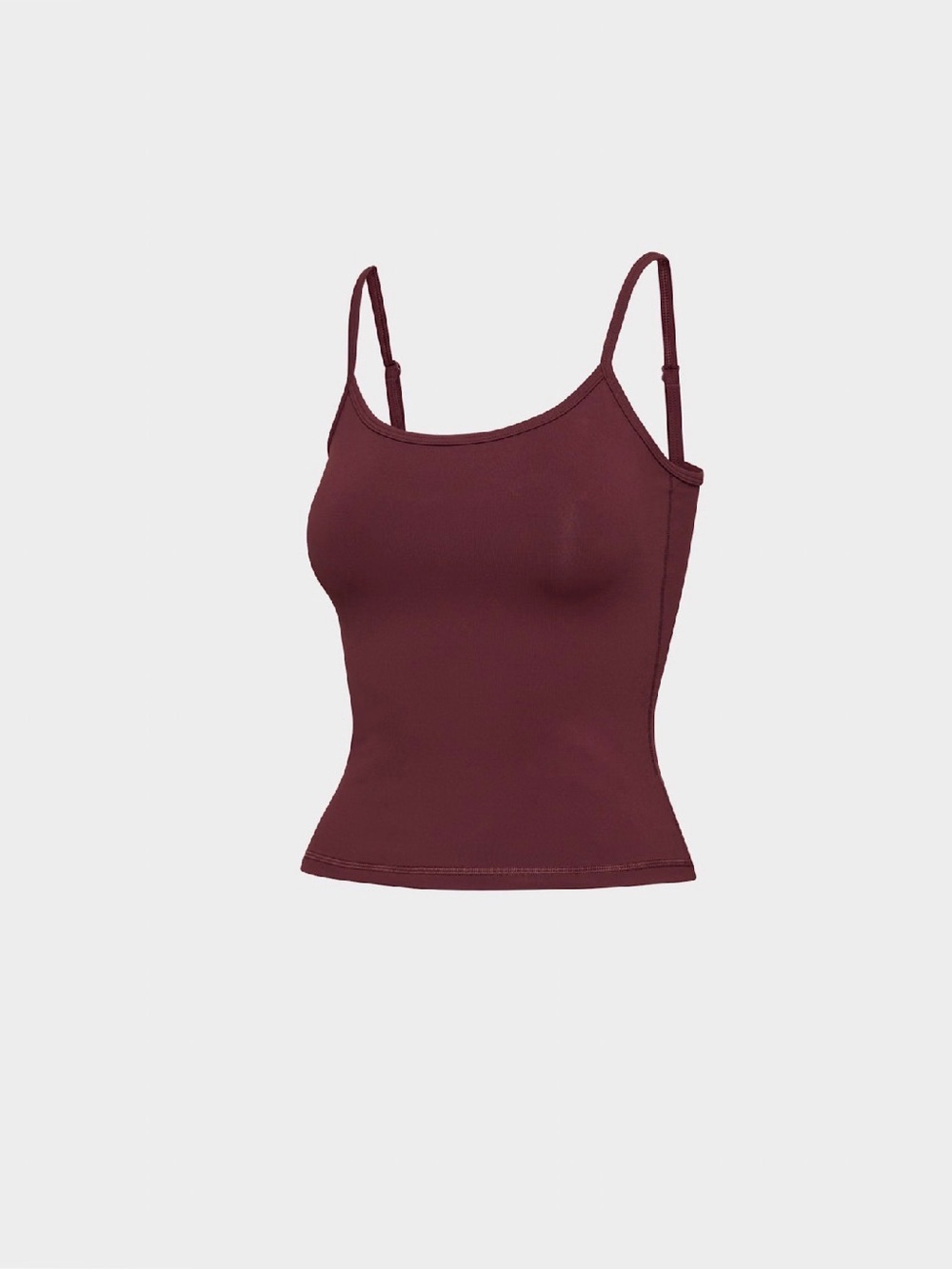 Aritzia Wine Burgundy Spaghetti Strap Camisole